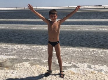 Дети на Баскунчаке